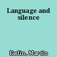 Language and silence
