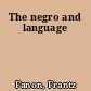 The negro and language