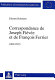 Correspondance de Joseph Fiévée et de François Ferrier : (1803-1837) : 63 lettres inédites publiées avec une introduction et des notes