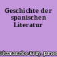 Geschichte der spanischen Literatur