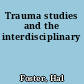 Trauma studies and the interdisciplinary