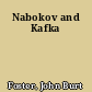 Nabokov and Kafka