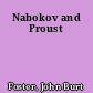 Nabokov and Proust