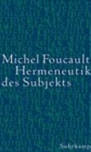 Hermeneutik des Subjekts : Vorlesung am Collège de France (1981/82)