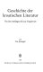 Geschichte der kroatischen Literatur : von den Anfängen bis zur Gegenwart