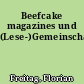 Beefcake magazines und (Lese-)Gemeinschaft