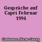 Gespräche auf Capri Februar 1994