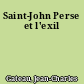 Saint-John Perse et l'exil