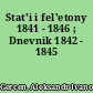 Stat'i i fel'etony 1841 - 1846 ; Dnevnik 1842 - 1845