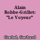 Alain Robbe-Grillet: "Le Voyeur"