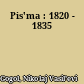 Pis'ma : 1820 - 1835