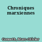 Chroniques marxiennes