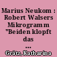Marius Neukom : Robert Walsers Mikrogramm "Beiden klopft das Herz ...". Eine psychoanalytisch orientierte Erzähltextanalyse