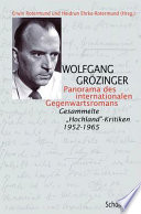 Panorama des internationalen Gegenwartsromans : gesammelte "Hochland"-Kritiken 1952 - 1965