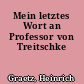 Mein letztes Wort an Professor von Treitschke