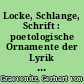 Locke, Schlange, Schrift : poetologische Ornamente der Lyrik (Zesen, Klopstock, Goethe, Handke