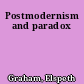 Postmodernism and paradox