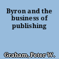 Byron and the business of publishing