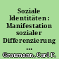 Soziale Identitäten : Manifestation sozialer Differenzierung und Identifikation