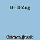 D - D-Zug
