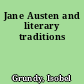 Jane Austen and literary traditions