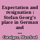 Expectation and resignation : Stefan Georg's place in German and in european symbolist literature