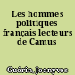Les hommes politiques français lecteurs de Camus