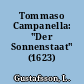 Tommaso Campanella: "Der Sonnenstaat" (1623)
