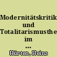 Modernitätskritik und Totalitarismustheorie im Frühwerk von Waldemar Gurian