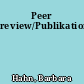 Peer review/Publikationsliste