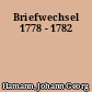 Briefwechsel 1778 - 1782