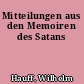 Mitteilungen aus den Memoiren des Satans