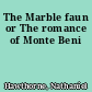 The Marble faun or The romance of Monte Beni