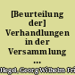 [Beurteilung der] Verhandlungen in der Versammlung der Landstände des Königreichs Württemberg im Jahr 1815 und 1816