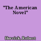 "The American Novel"