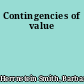 Contingencies of value