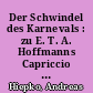 Der Schwindel des Karnevals : zu E. T. A. Hoffmanns Capriccio "Prinzessin Brambilla"