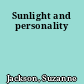 Sunlight and personality