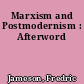 Marxism and Postmodernism : Afterword