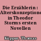 Die Erzählerin : Alterskonzeptionen in Theodor Storms ersten Novellen