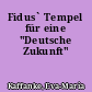 Fidus` Tempel für eine "Deutsche Zukunft"