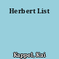 Herbert List