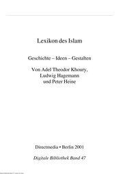 Lexikon des Islam <CD-ROM> : Geschichte - Ideen - Gestalten