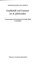 Gesellschaft und Literatur im 18. Jahrhundert : Voraussetzungen und Entstehung des literarischen Markts in Deutschland