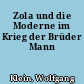Zola und die Moderne im Krieg der Brüder Mann