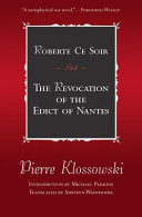 Roberte ce soir and, The revocation of the Edict of Nantes