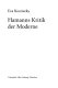 Hamanns Kritik der Moderne