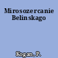 Mirosozercanie Belinskago