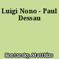 Luigi Nono - Paul Dessau