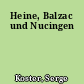 Heine, Balzac und Nucingen